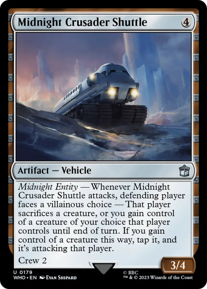 Midnight Crusader Shuttle [Doctor Who] - MTG Single