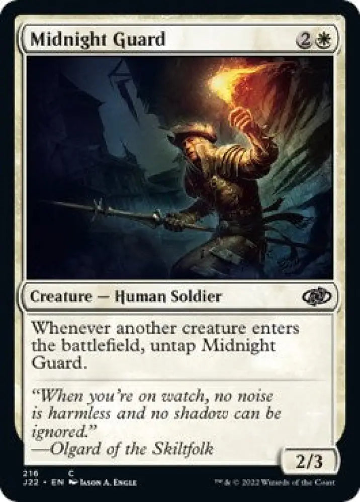 Midnight Guard [Jumpstart 2022] - MTG Single