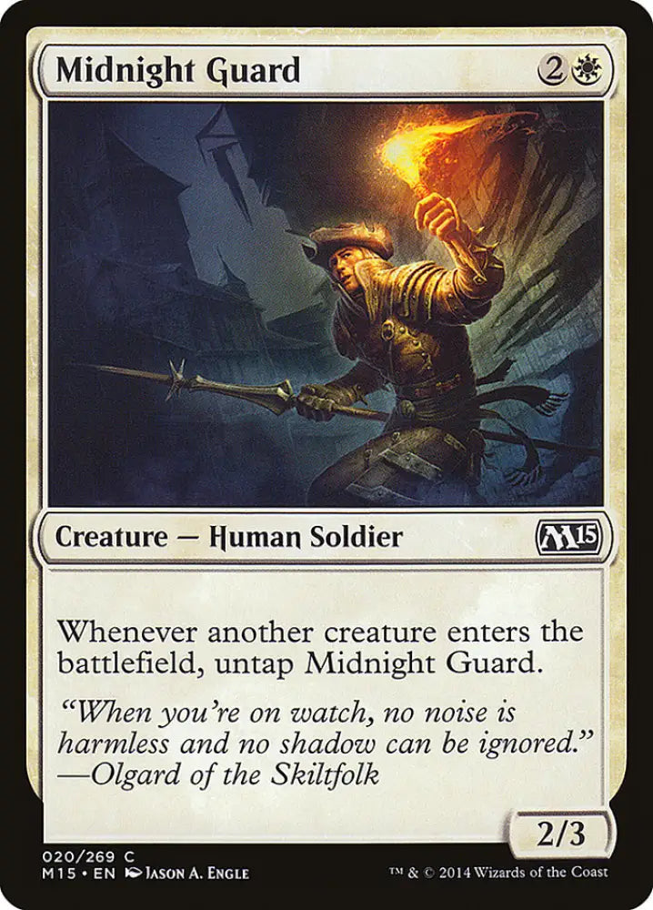 Midnight Guard [Magic 2015] - MTG Single