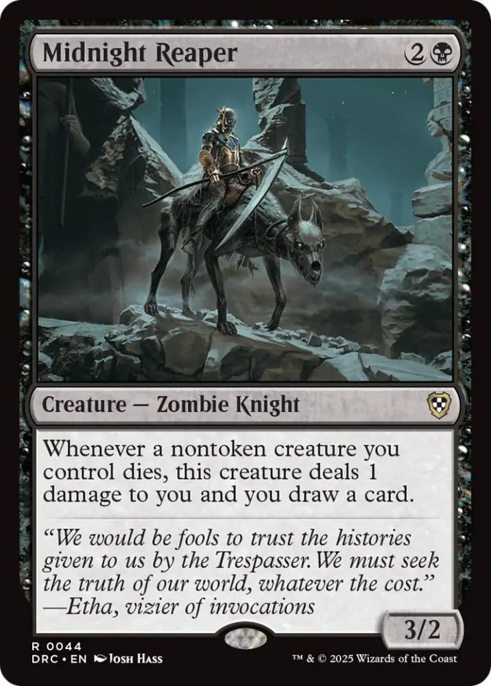 Midnight Reaper [Aetherdrift Commander] - MTG Single