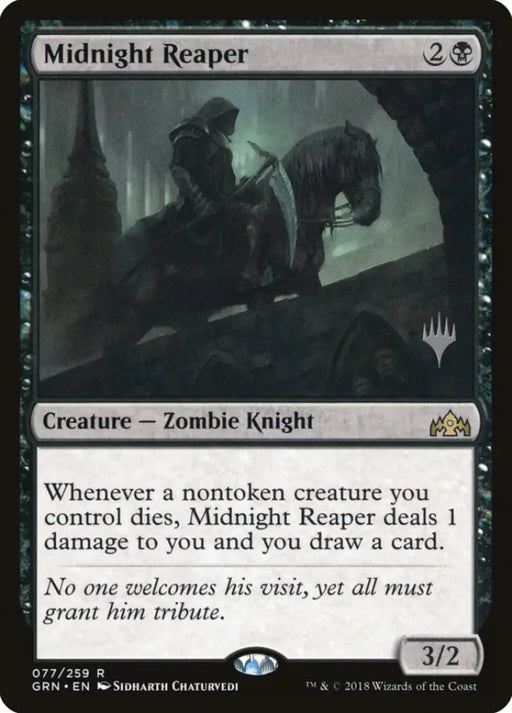 Midnight Reaper (Promo Pack) [Guilds of Ravnica Promos] - MTG Single