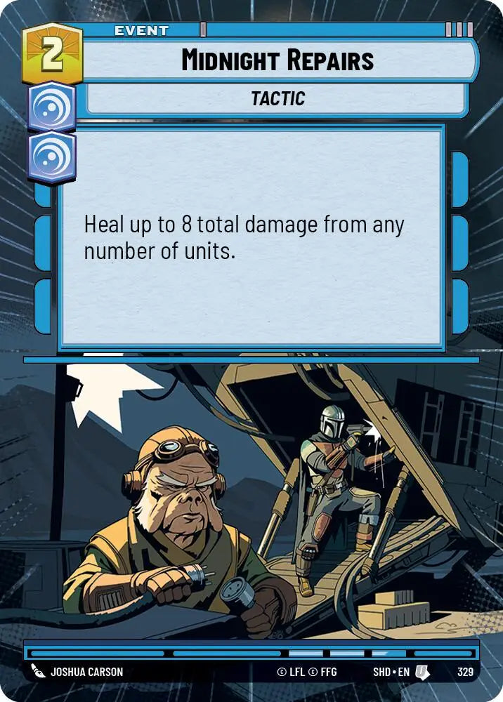 Midnight Repairs (Hyperspace) (329) [Shadows of the Galaxy] - Star Wars: Unlimited Single