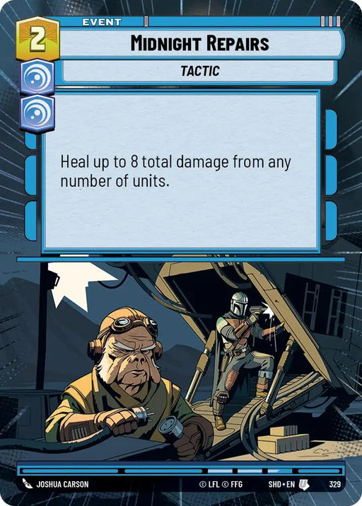 Midnight Repairs (Hyperspace) (329) [Shadows of the Galaxy] - Star Wars: Unlimited Single