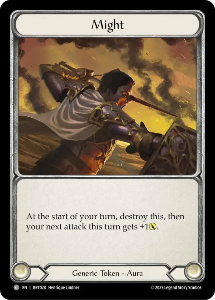 Might [Heavy Hitters] (Betsy Blitz Deck) - Flesh And Blood Single