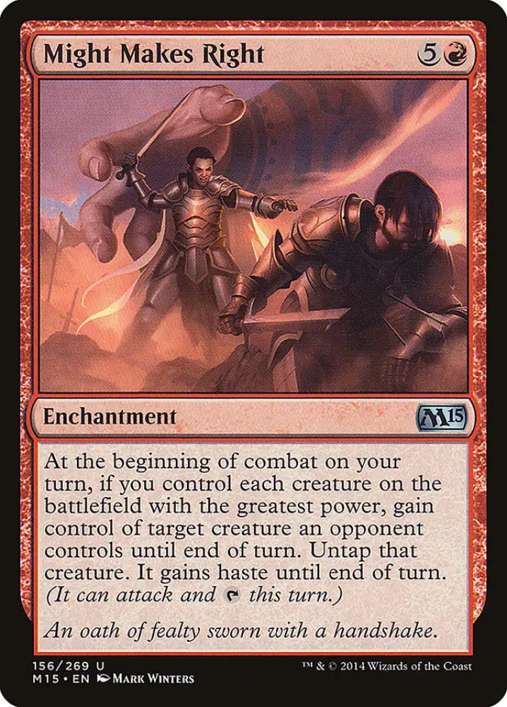 Might Makes Right [Magic 2015] - MTG Single