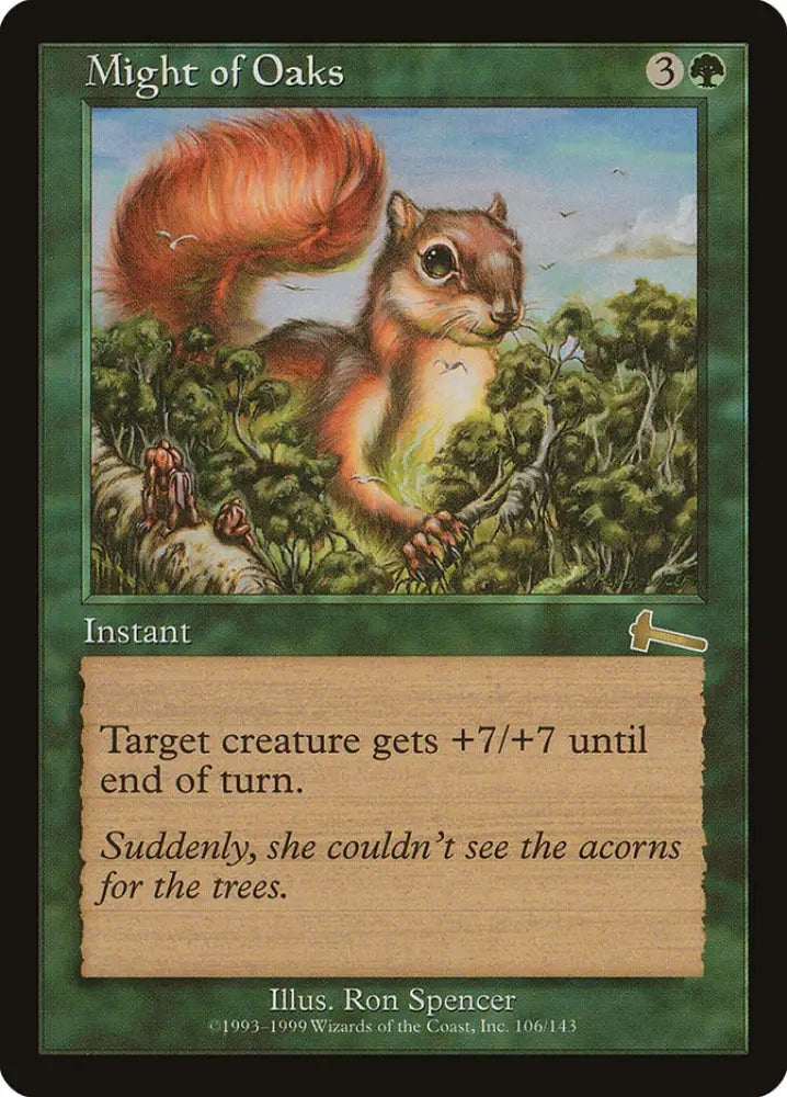 Might of Oaks [Urza’s Legacy] - MTG Single