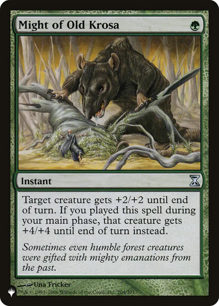 Might of Old Krosa [The List] - MTG Single
