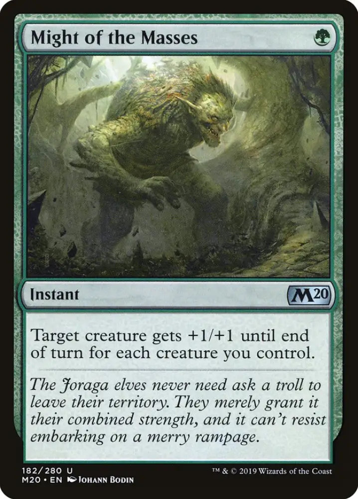 Might of the Masses [Core Set 2020] - MTG Single