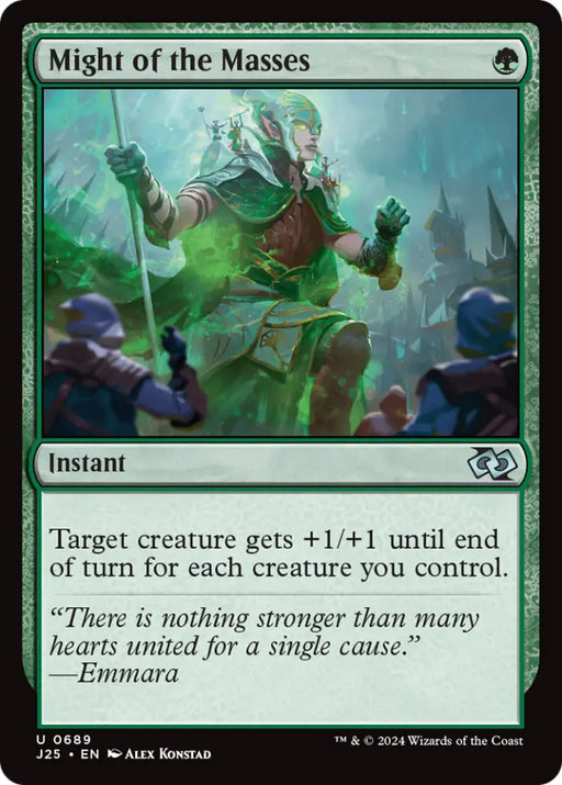 Might of the Masses [Foundations Jumpstart] - MTG Single