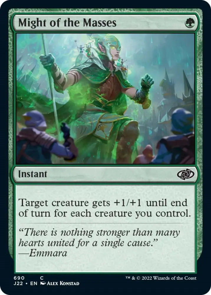 Might of the Masses [Jumpstart 2022] - MTG Single