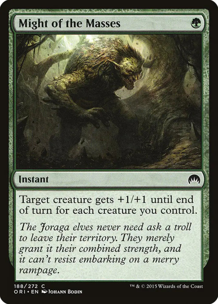 Might of the Masses [Magic Origins] - MTG Single