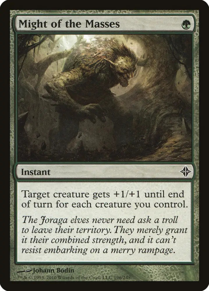 Might of the Masses [Rise of the Eldrazi] - MTG Single