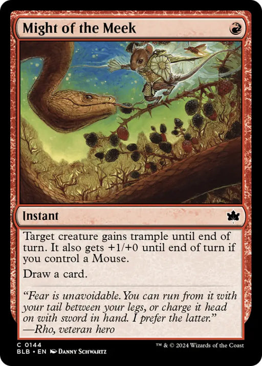 Might of the Meek [Bloomburrow] - MTG Single