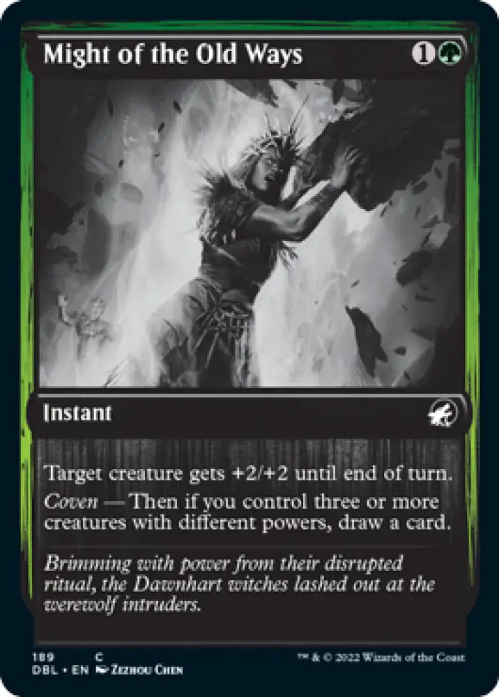 Might of the Old Ways [Innistrad: Double Feature] - MTG Single