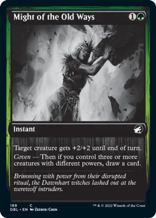 Might of the Old Ways [Innistrad: Double Feature] - MTG Single