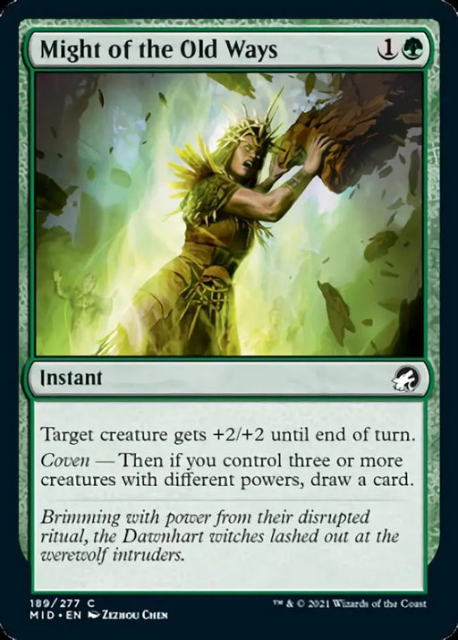 Might of the Old Ways [Innistrad: Midnight Hunt] - MTG Single