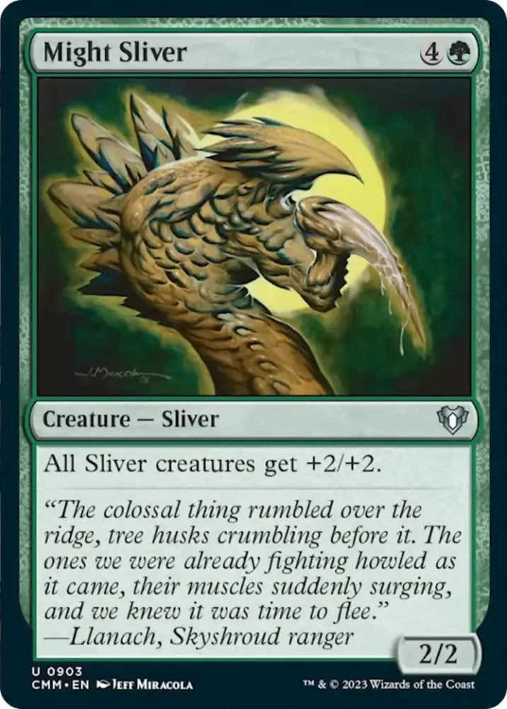 Might Sliver [Commander Masters] - MTG Single