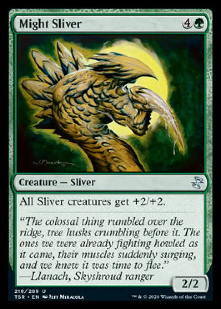 Might Sliver [Time Spiral Remastered] - MTG Single
