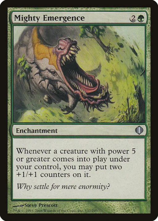 Mighty Emergence [Shards of Alara] - MTG Single