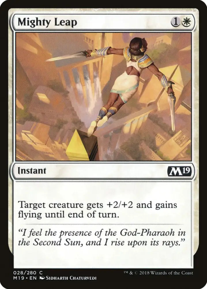 Mighty Leap [Core Set 2019] - MTG Single