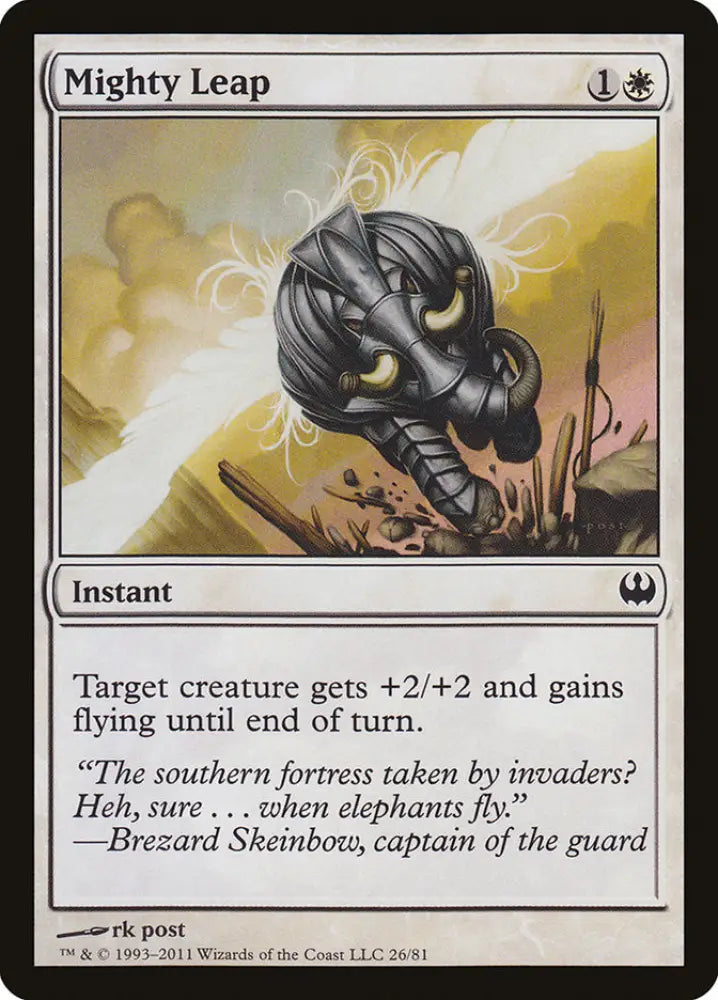 Mighty Leap [Duel Decks: Knights vs. Dragons] - MTG Single
