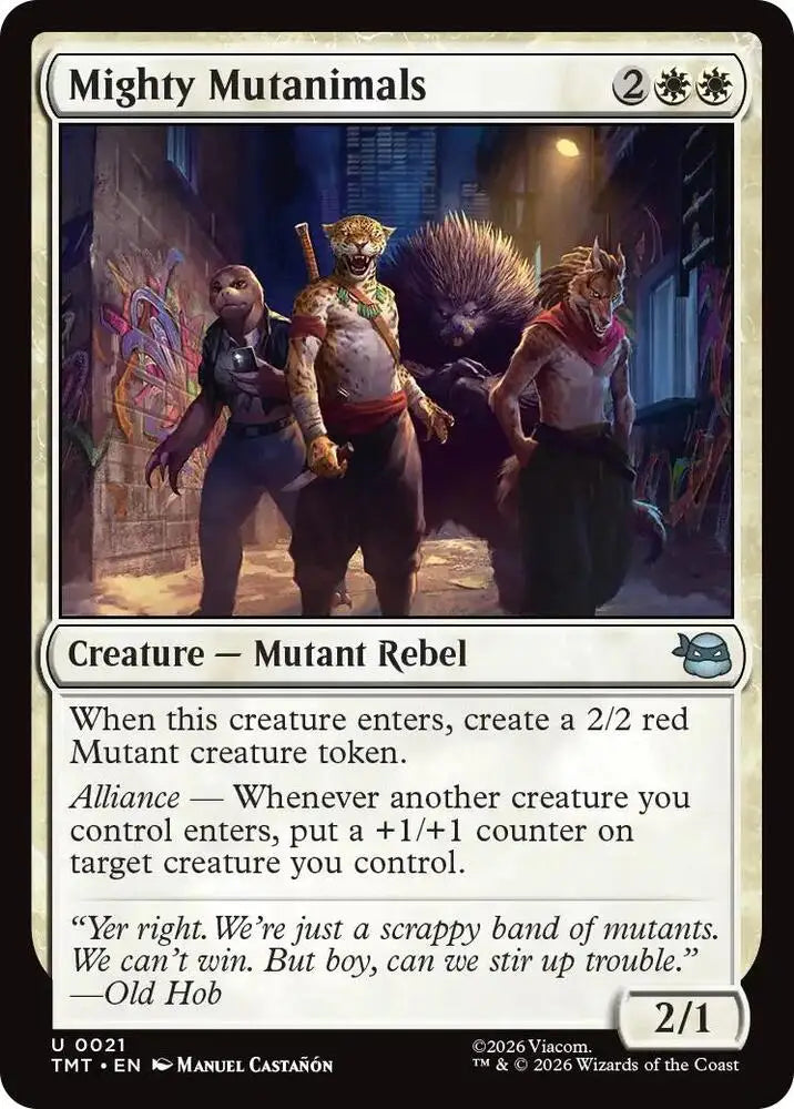 Mighty Mutanimals (21) [Teenage Mutant Ninja Turtles]