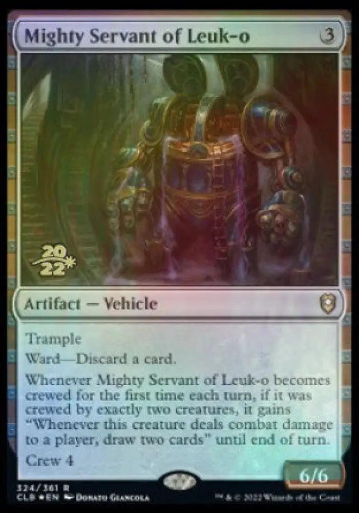 Mighty Servant of Leuk-o [Commander Legends: Battle for Baldur’s Gate Prerelease Promos] - MTG Single
