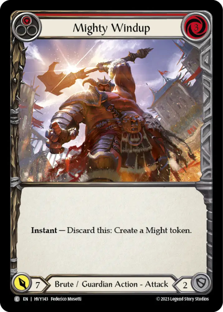 Mighty Windup (Red) [Heavy Hitters] - Flesh And Blood Single