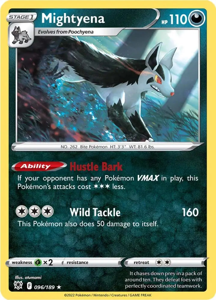 Mightyena (096/189) [Sword & Shield: Astral Radiance] - Pokemon Single