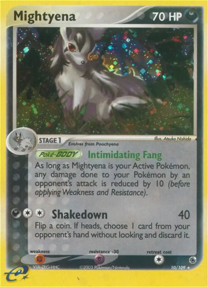 Mightyena (10/109) [EX: Ruby & Sapphire] - Pokemon Single