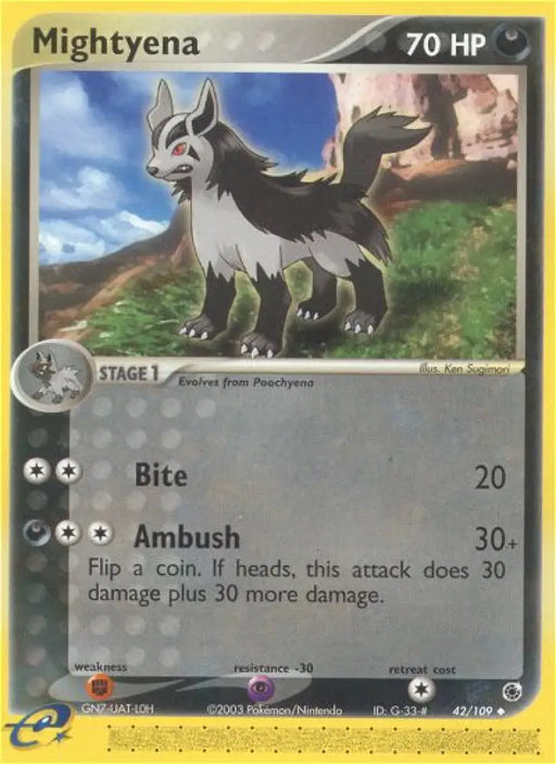 Mightyena (42/109) [EX: Ruby & Sapphire] - Pokemon Single