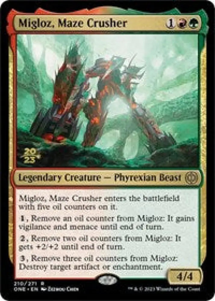 Migloz, Maze Crusher (210) [Prerelease Cards]