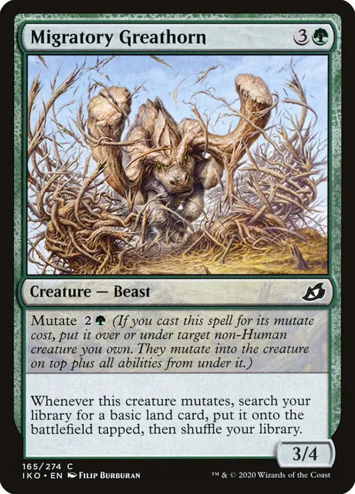 Migratory Greathorn [Ikoria: Lair of Behemoths] - MTG Single