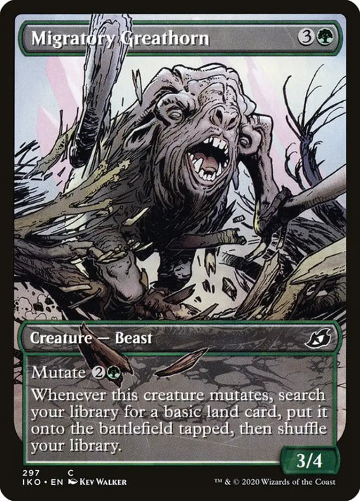 Migratory Greathorn (Showcase) [Ikoria: Lair of Behemoths] - MTG Single