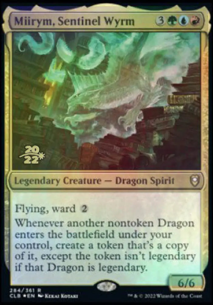Miirym Sentinel Wyrm [Commander Legends: Battle for Baldur’s Gate Prerelease Promos] - MTG Single