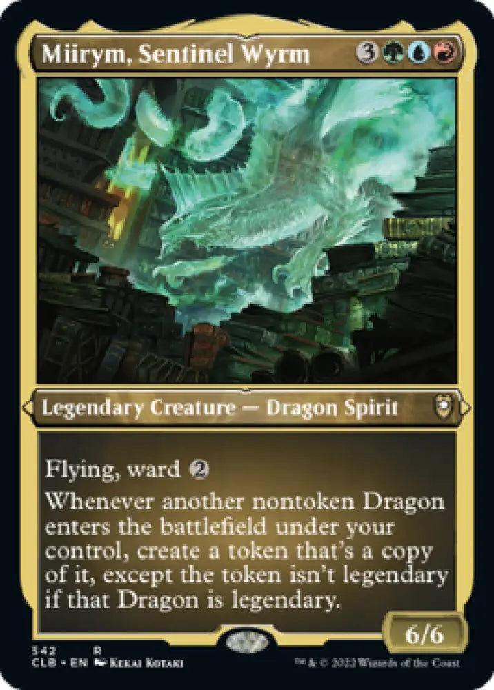 Miirym Sentinel Wyrm (Foil Etched) [Commander Legends: Battle for Baldur’s Gate] - MTG Single