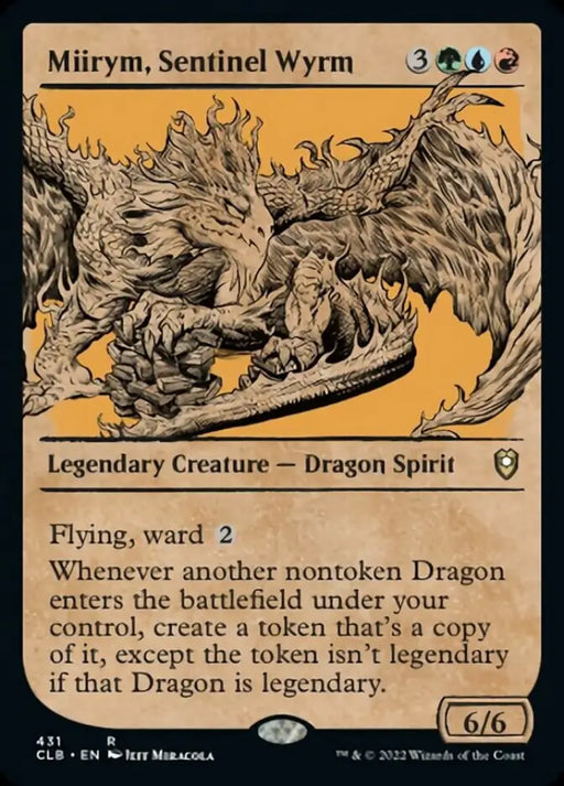 Miirym Sentinel Wyrm (Showcase) [Commander Legends: Battle for Baldur’s Gate] - MTG Single