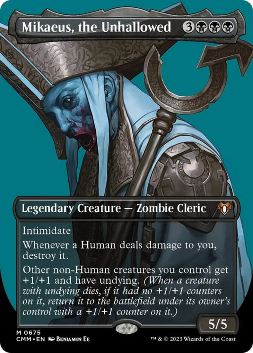 Mikaeus the Unhallowed (Borderless Profile) [Commander Masters] - MTG Single