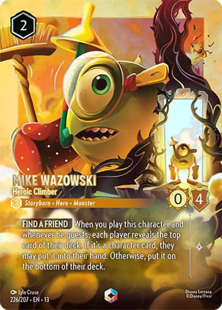 Mike Wazowski - Heroic Climber (Enchanted) (226/204) [Attack of the Vine!]