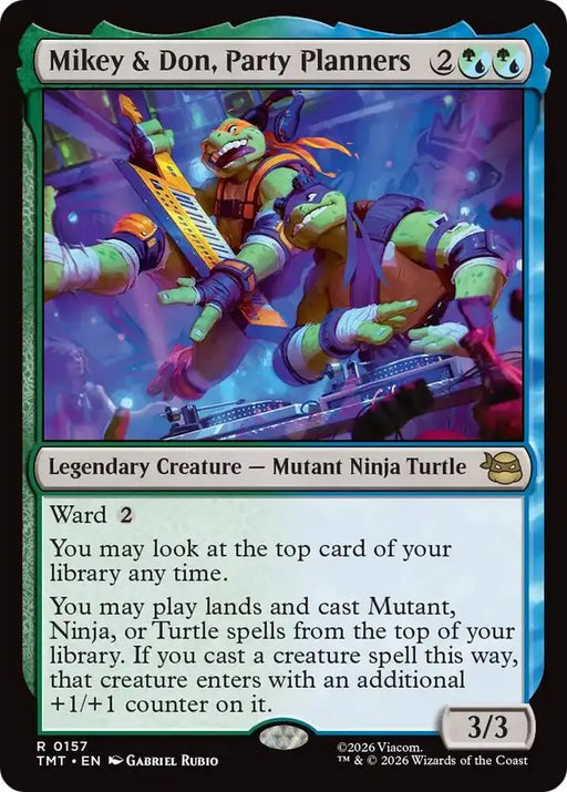 Mikey & Don, Party Planners (157) [Teenage Mutant Ninja Turtles]
