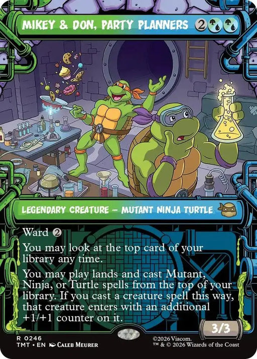 Mikey & Don, Party Planners (Showcase) (246) [Teenage Mutant Ninja Turtles]