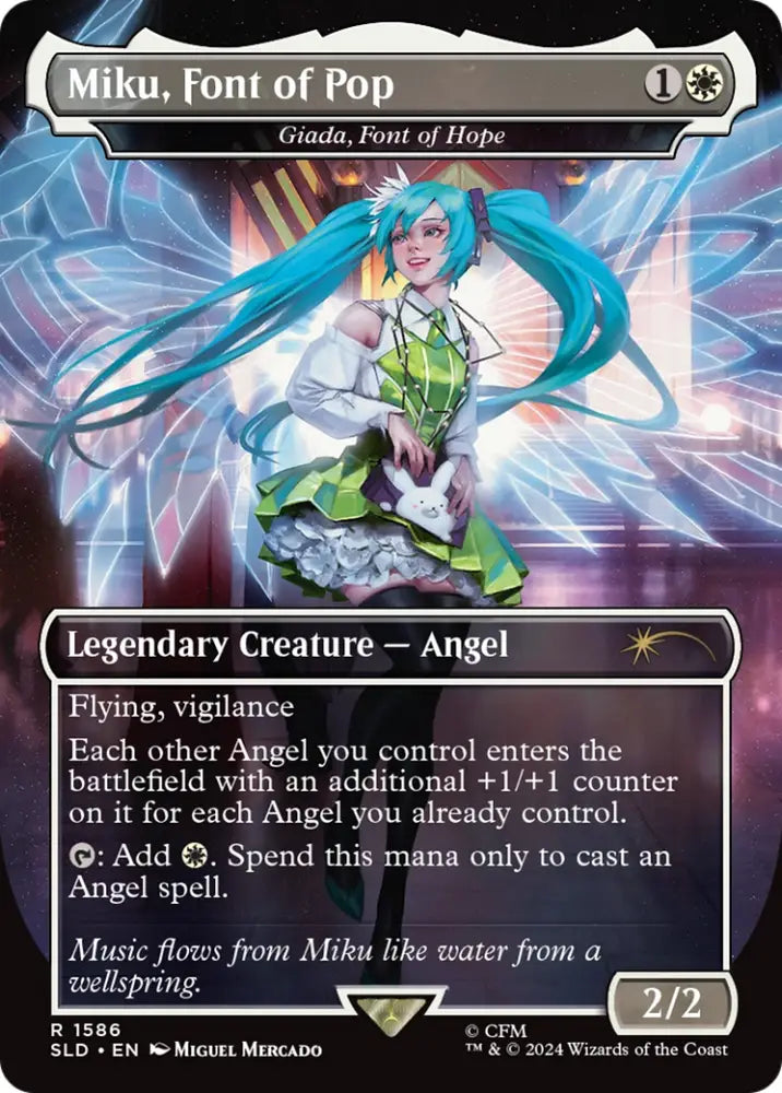 Miku Font of Pop - Giada Font of Hope [Secret Lair Drop Series] - MTG Single
