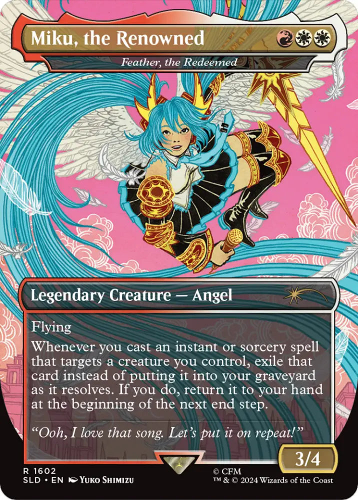 Miku the Renowned - Feather the Redeemed [Secret Lair Drop Series] - MTG Single