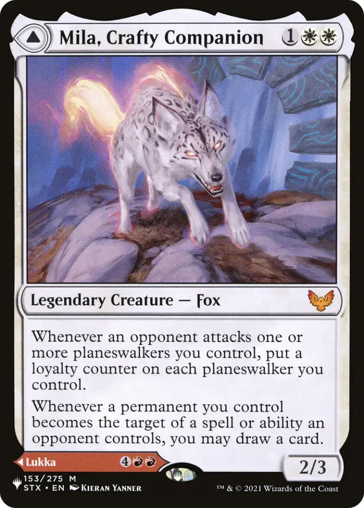 Mila Crafty Companion // Lukka Wayward Bonder [Secret Lair: From Cute to Brute] - MTG Single