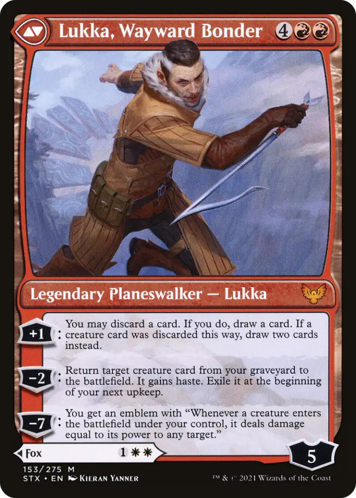Mila Crafty Companion // Lukka Wayward Bonder [Secret Lair: From Cute to Brute] - MTG Single