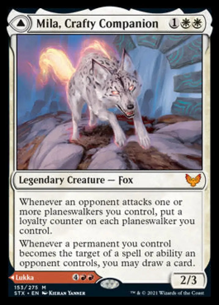 Mila Crafty Companion // Lukka Wayward Bonder [Strixhaven: School of Mages] - MTG Single