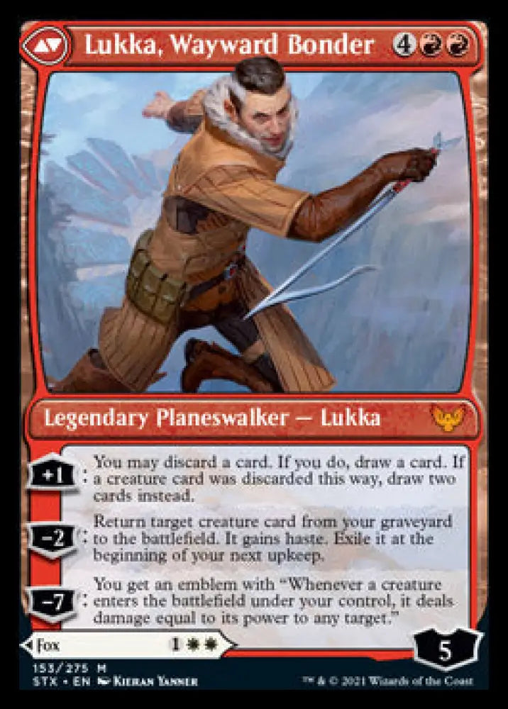 Mila Crafty Companion // Lukka Wayward Bonder [Strixhaven: School of Mages] - MTG Single