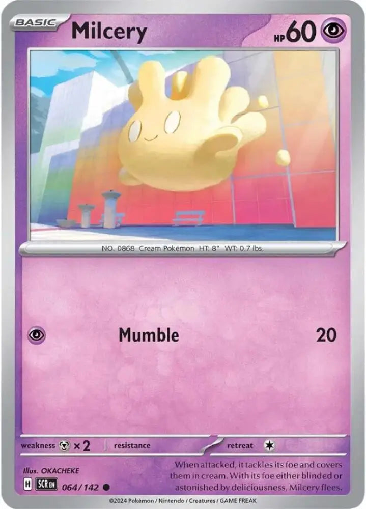 Milcery (064/142) [Scarlet & Violet: Stellar Crown] - Pokemon Single