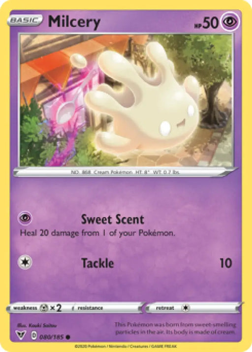 Milcery (080/185) [Sword & Shield: Vivid Voltage] - Pokemon Single