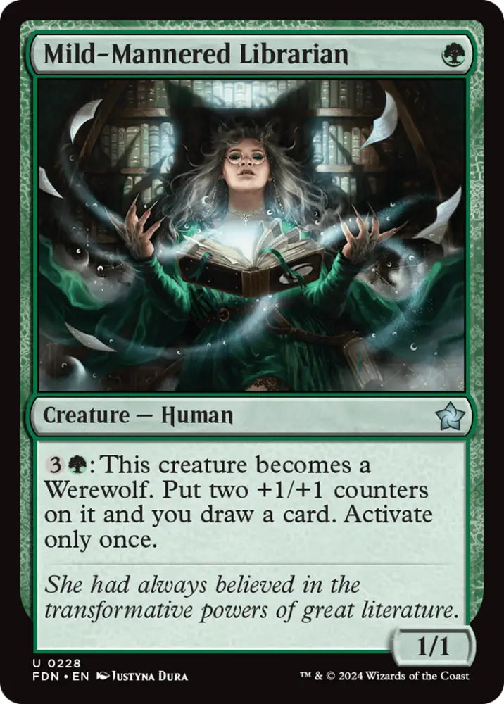 Mild-Mannered Librarian [Foundations] - MTG Single